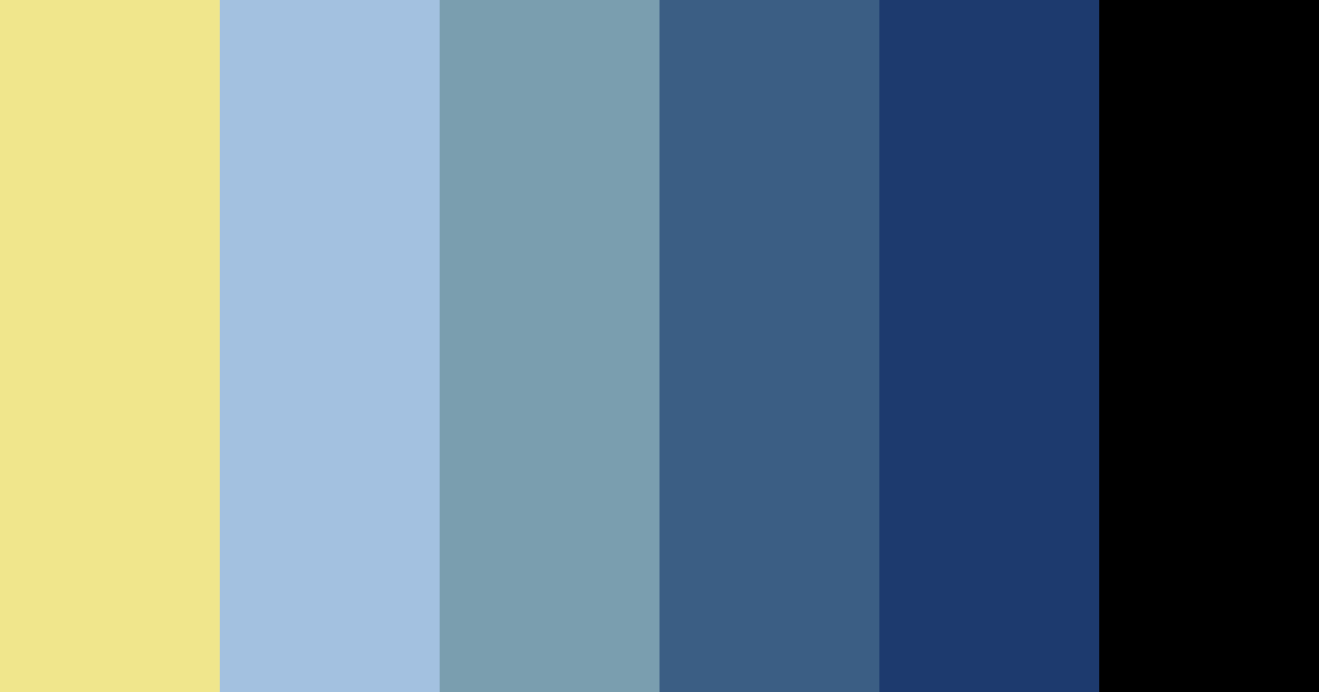 Download blue sunset color palette PNG image (landscape)