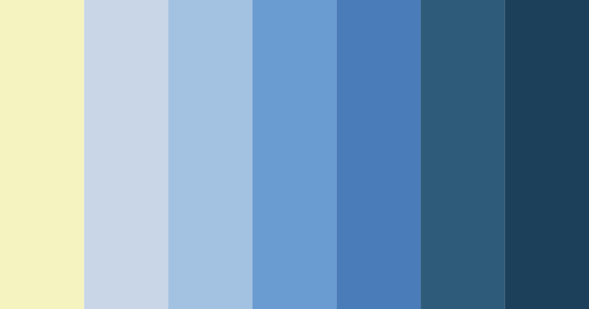 Download blue sunset color palette PNG image (landscape)