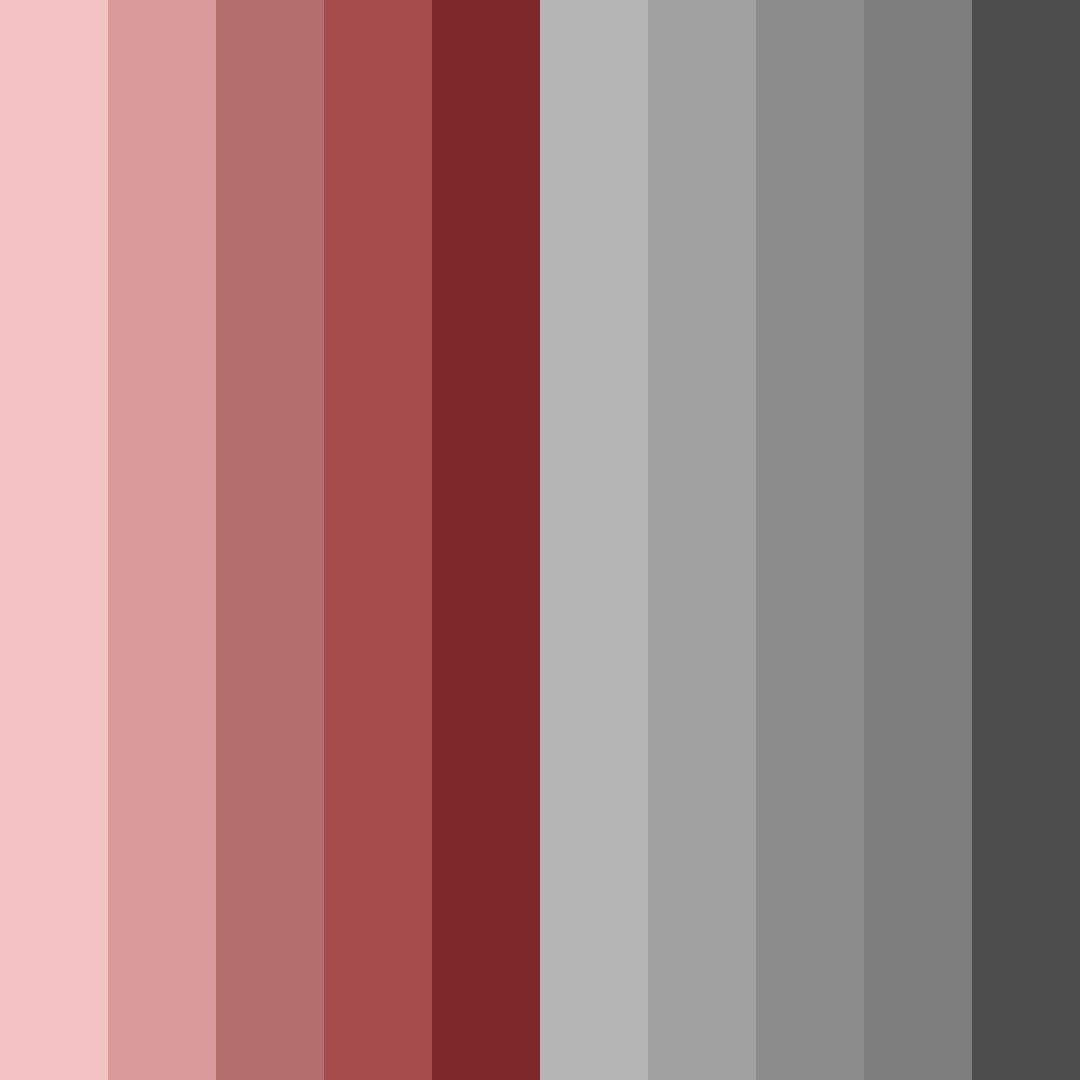 Download crimson shadows color palette PNG image (square)