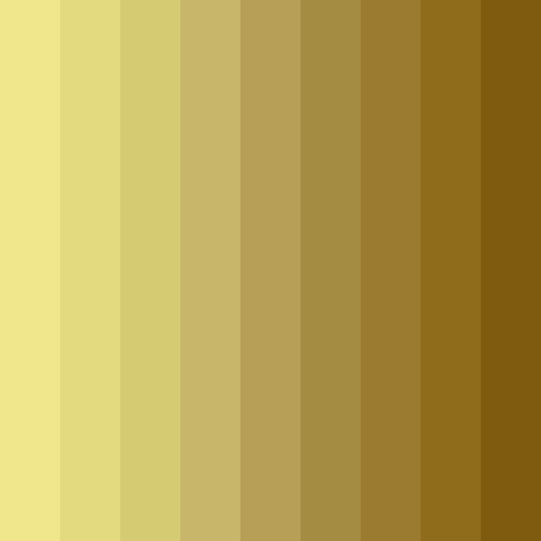Download golden fields color palette PNG image (square)