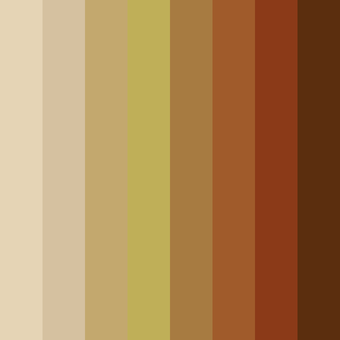 Download desert dawn color palette PNG image (square)