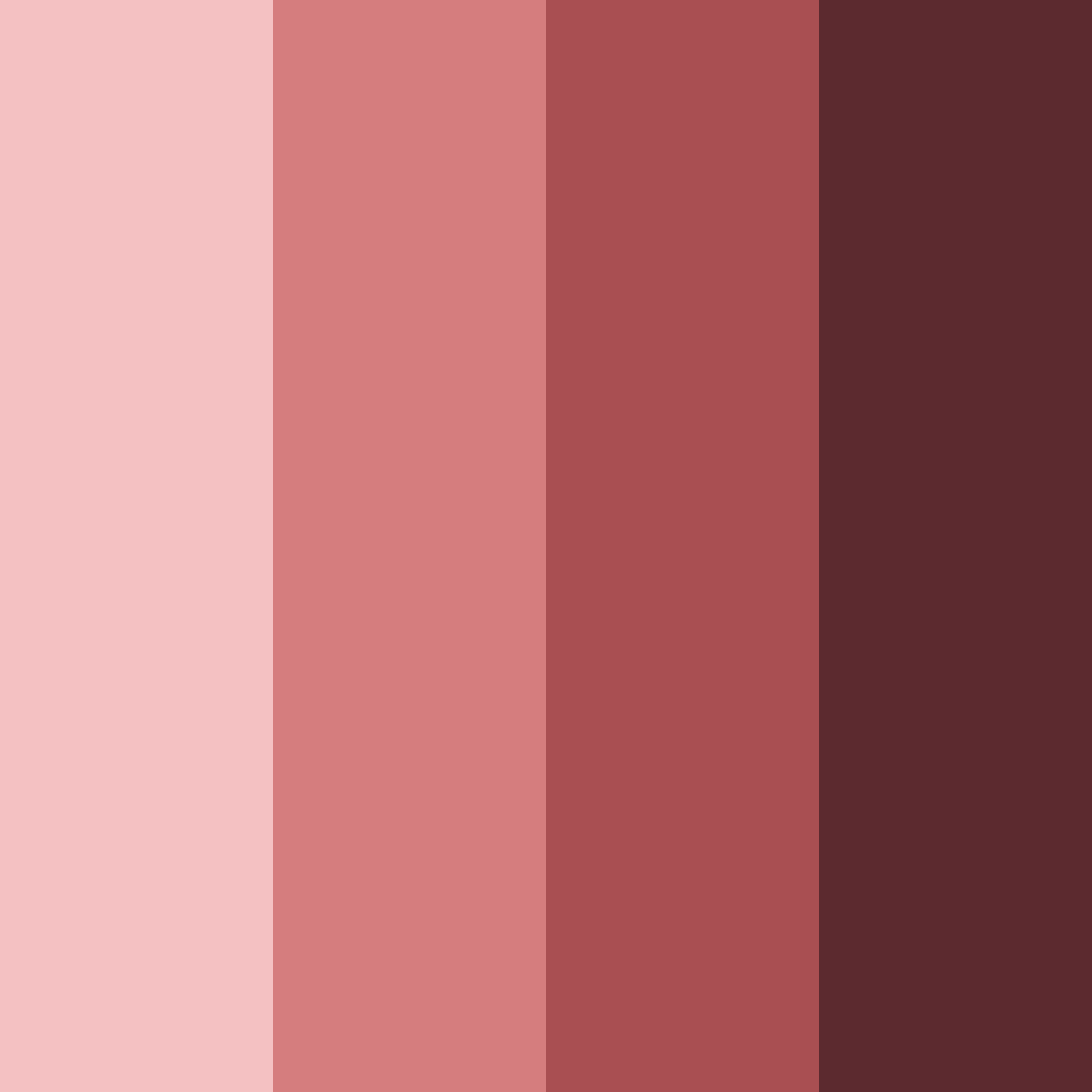 Download bright maroon color palette PNG image (square)