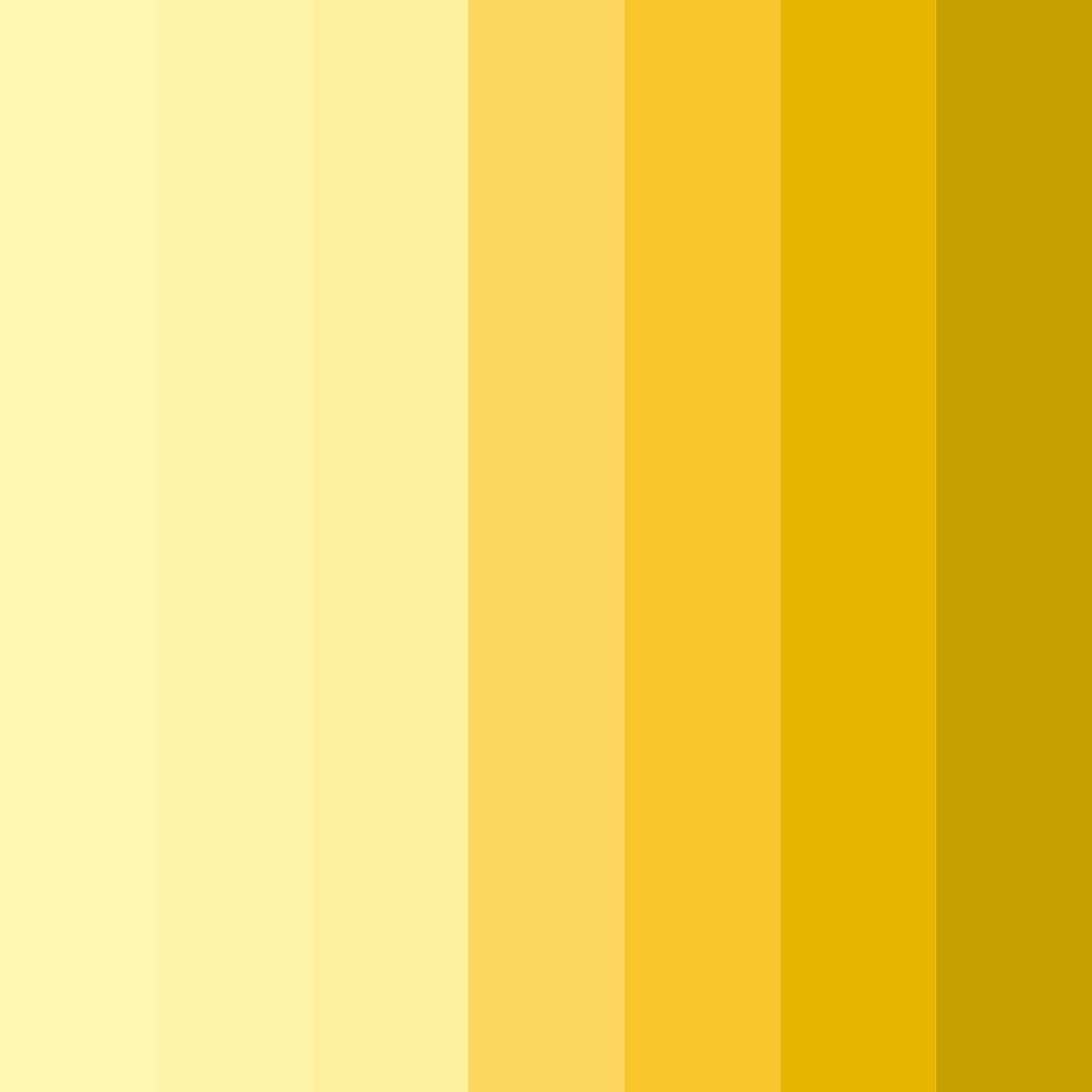 Download light yellow sunshine color palette PNG image (square)
