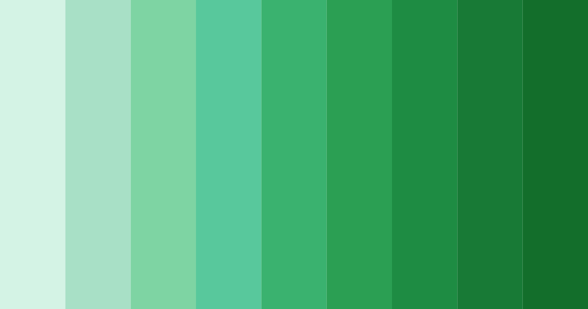 Download light green color palette PNG image (landscape)