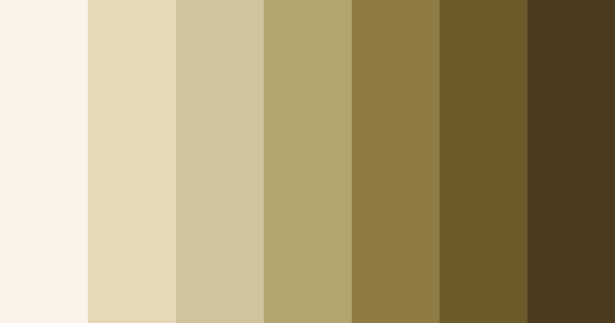Download creamy earth color palette PNG image (landscape)
