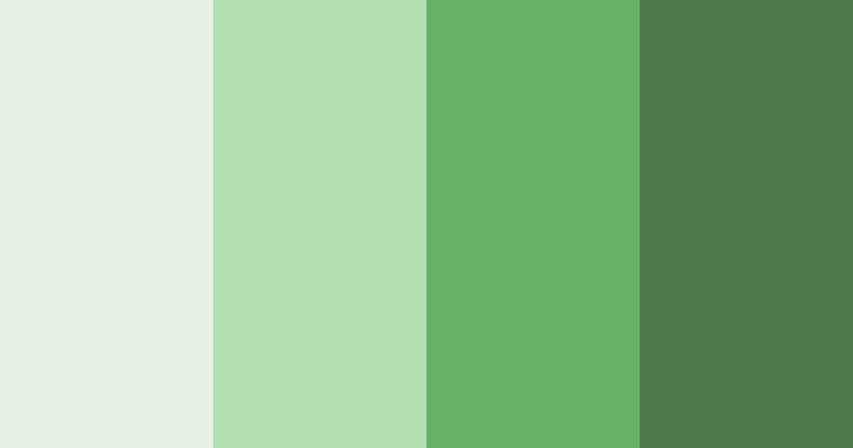 Download crisp orchard greens color palette PNG image (landscape)