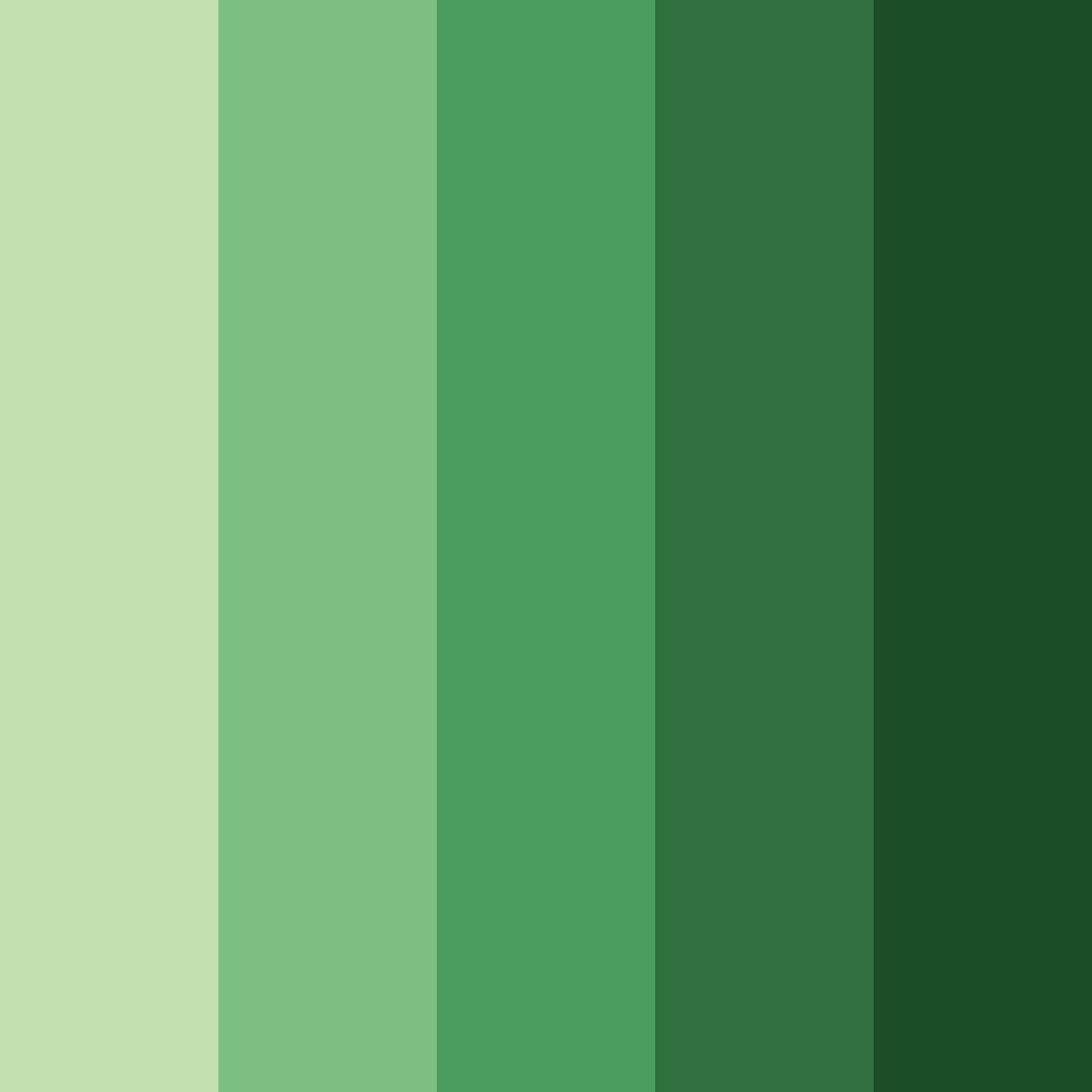 Download emerald essence color palette PNG image (square)