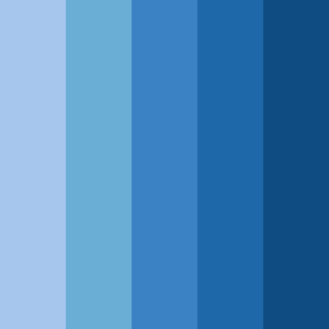 Download bright blue color palette PNG image (square)