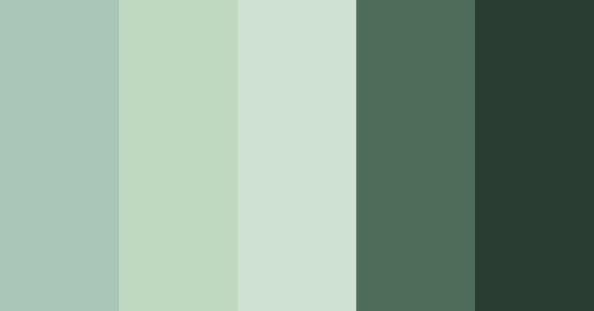 Download whispering forest color palette PNG image (landscape)