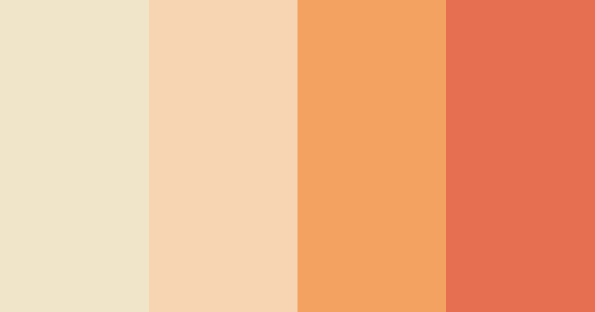 Download peach sunset color palette PNG image (landscape)