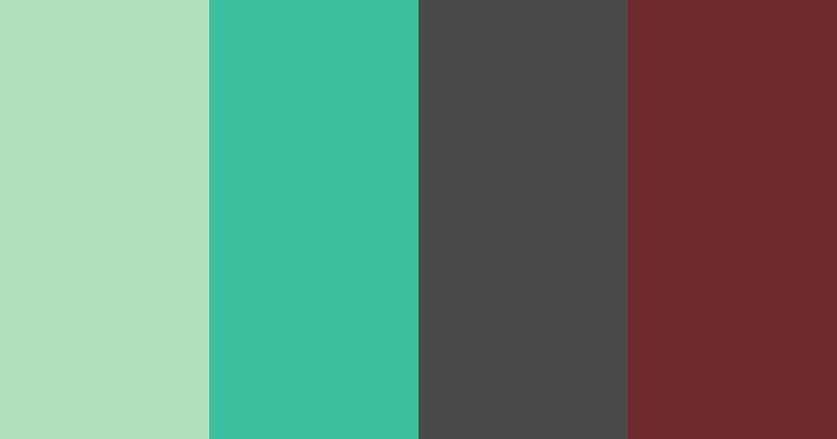 Download emerald ember noir color palette PNG image (landscape)