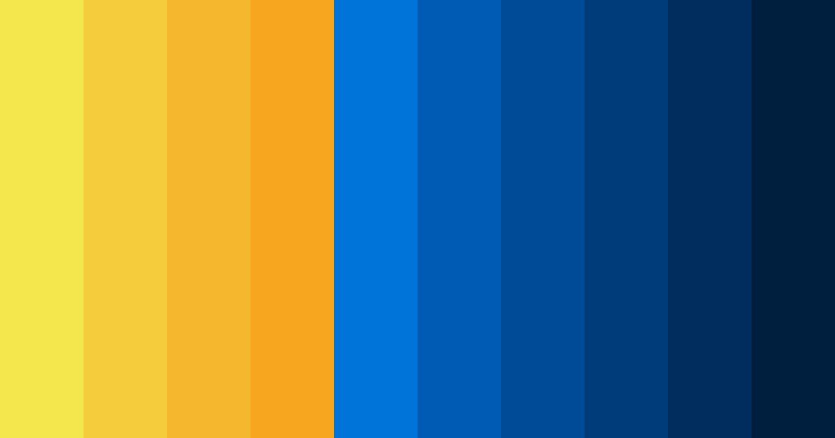 Download sapphire sunburst color palette PNG image (landscape)