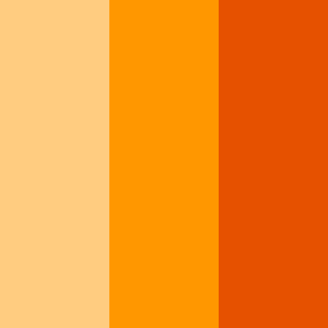 Download citrus sunset color palette PNG image (square)