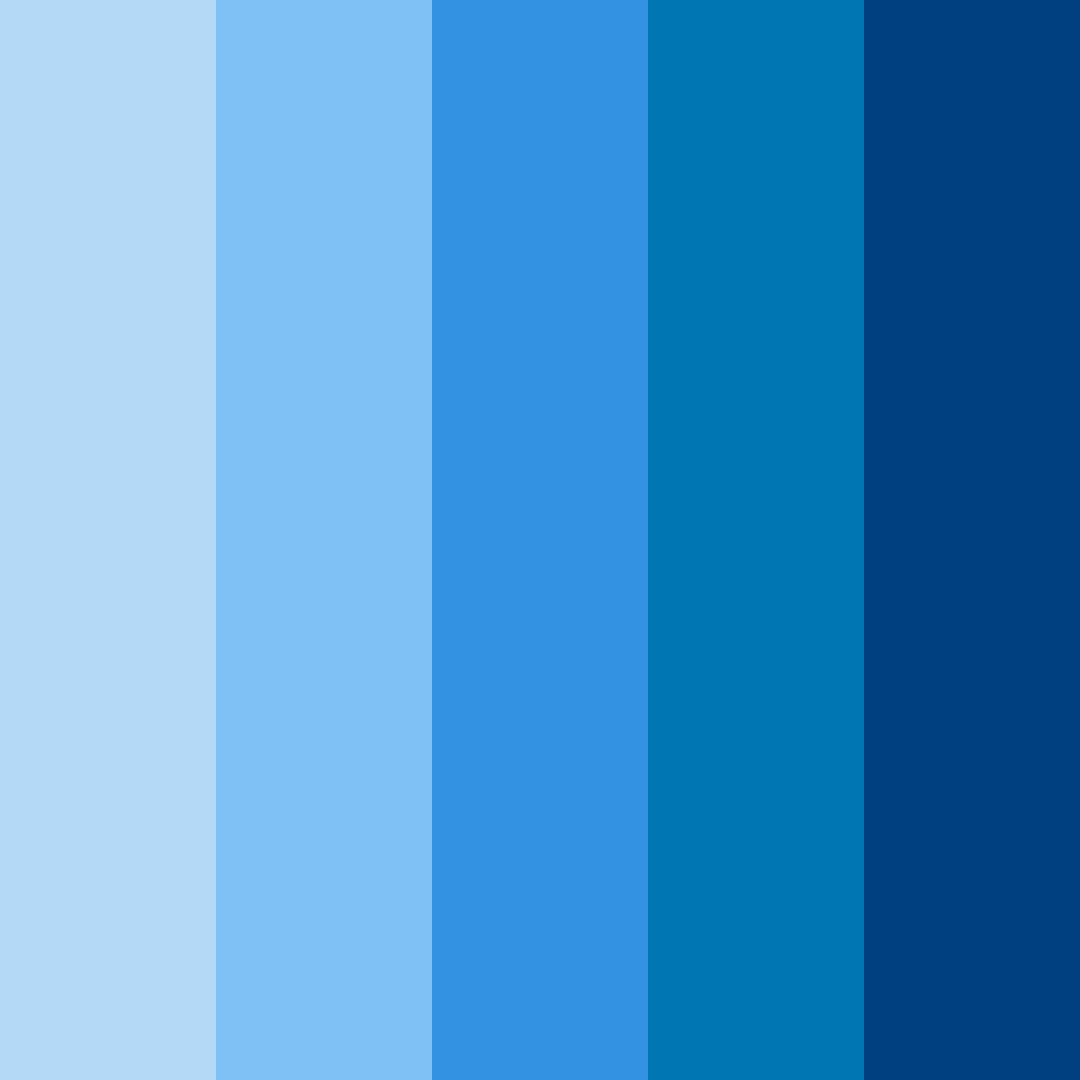 Download serenity in blue color palette PNG image (square)