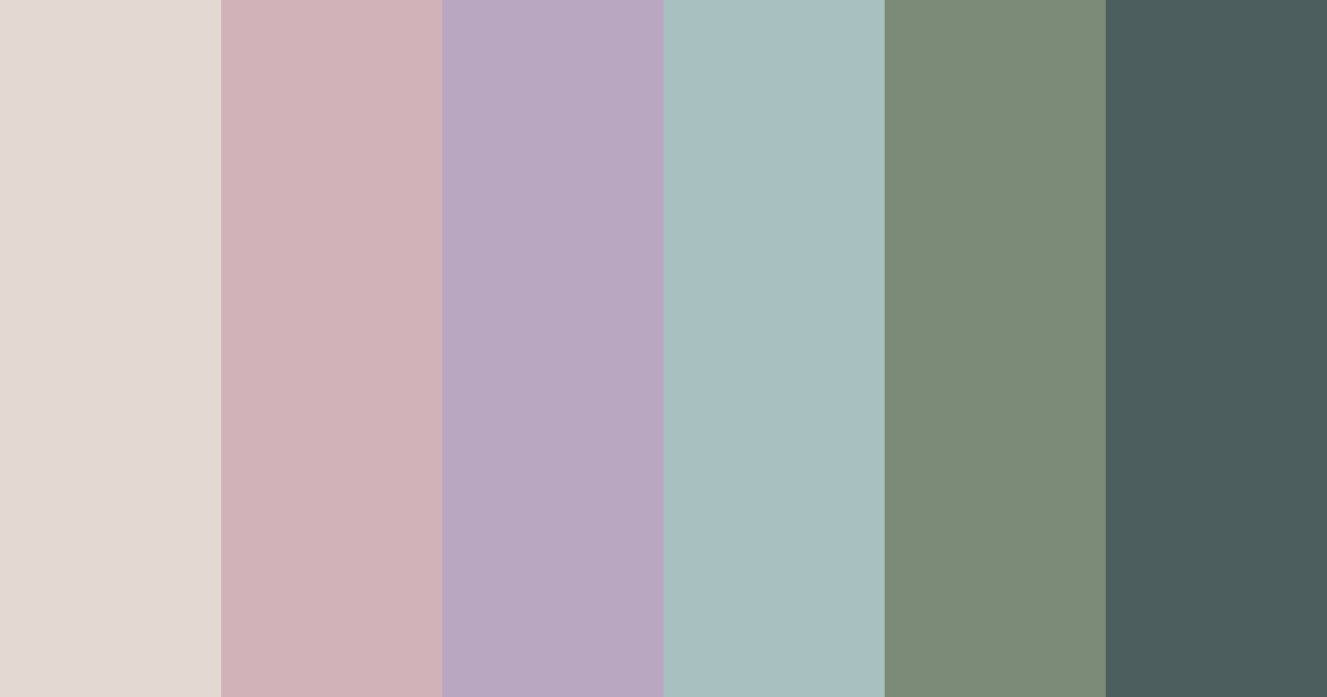 Download muted pink color palette PNG image (landscape)