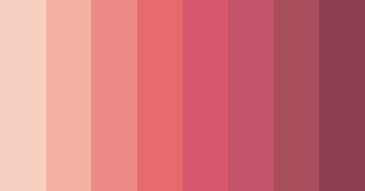 Download blushing petals color palette PNG image (landscape)