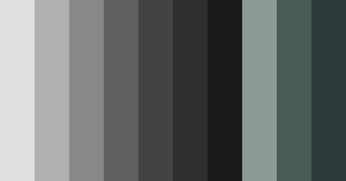 Download urban monochrome color palette PNG image (landscape)
