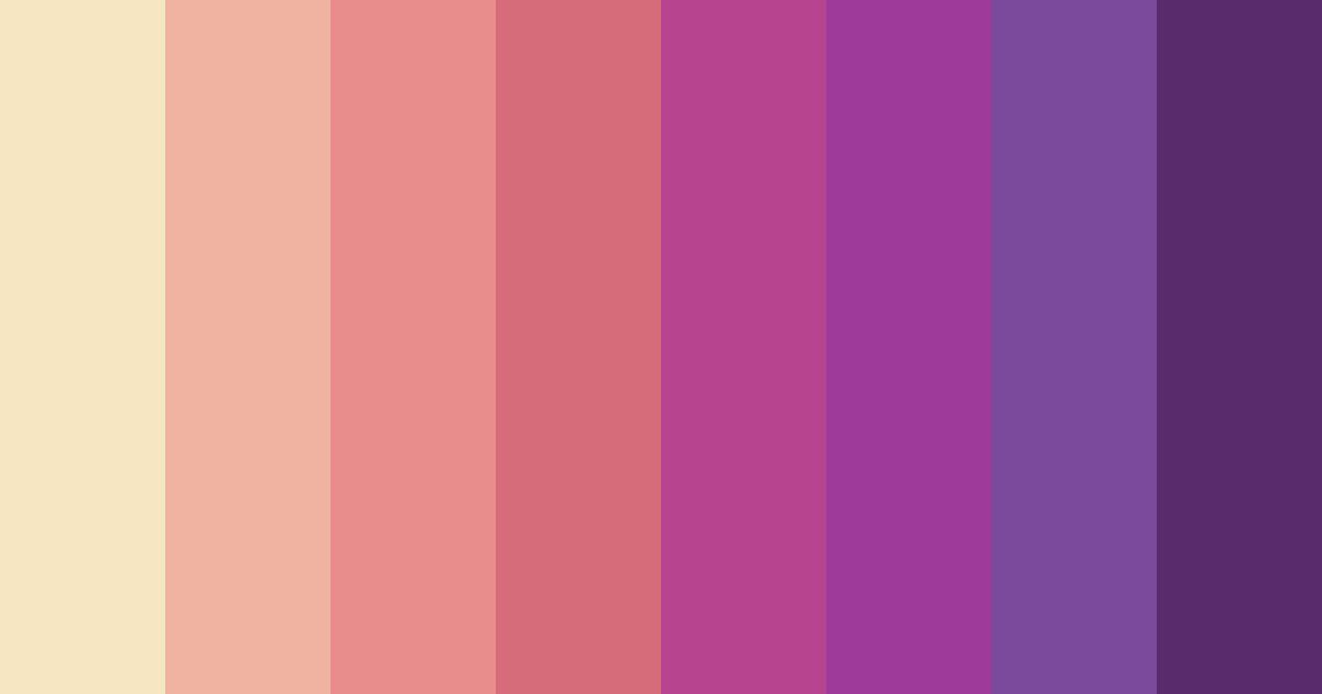 Download chic harmony color palette PNG image (landscape)