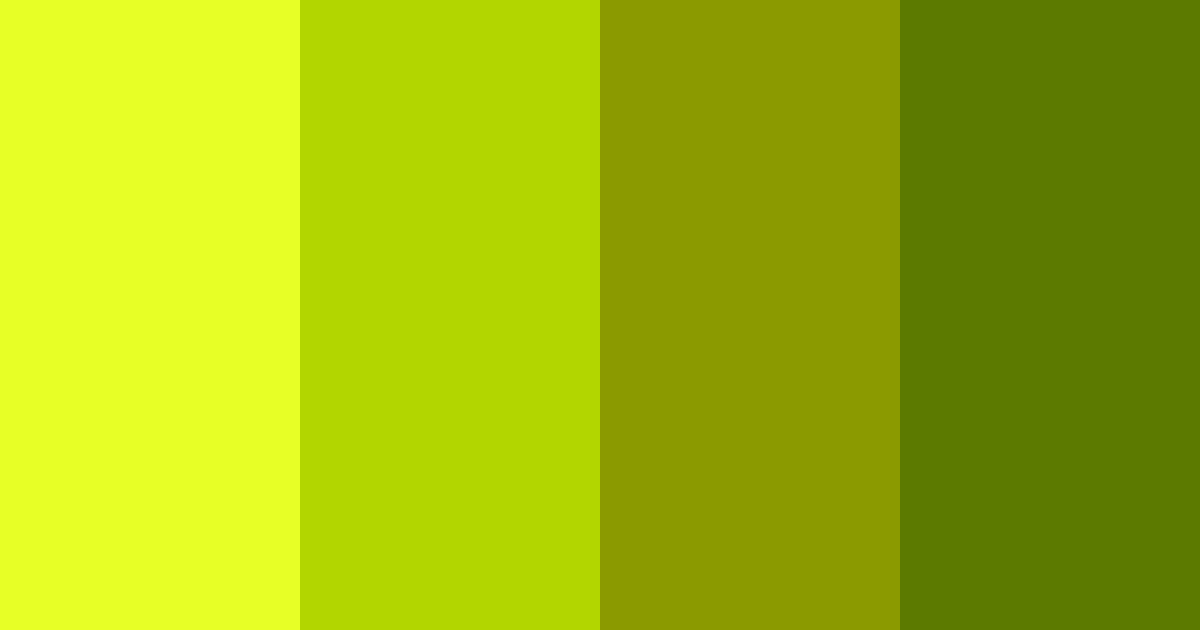 Download bright green color palette PNG image (landscape)