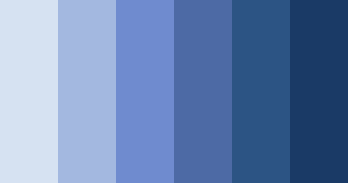 Download blue forest color palette PNG image (landscape)