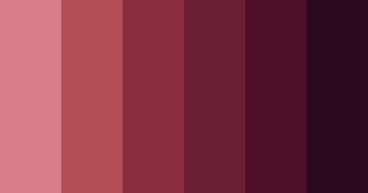 Download crimson vino color palette PNG image (landscape)