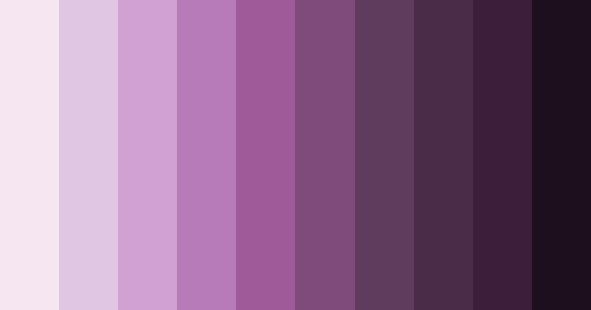 Download purple dreaminess color palette PNG image (landscape)