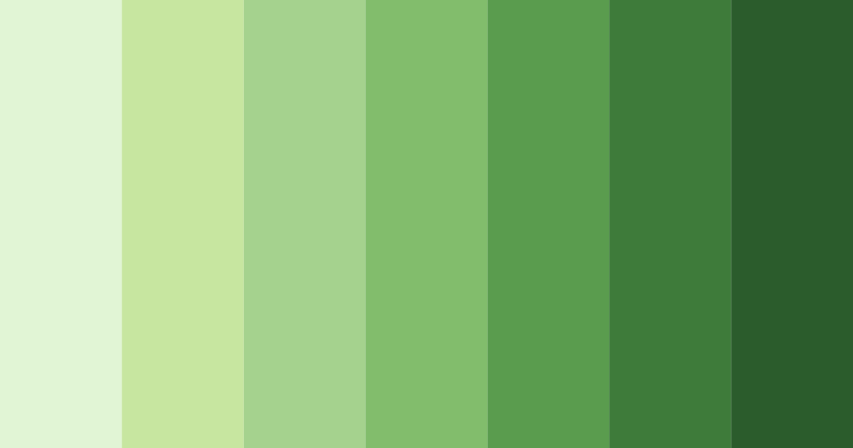 Download fresh sprout symphony color palette PNG image (landscape)