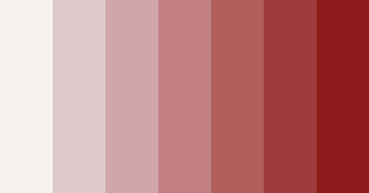Download blushing embers color palette PNG image (landscape)