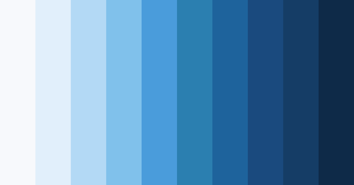 Download blue horizon color palette PNG image (landscape)