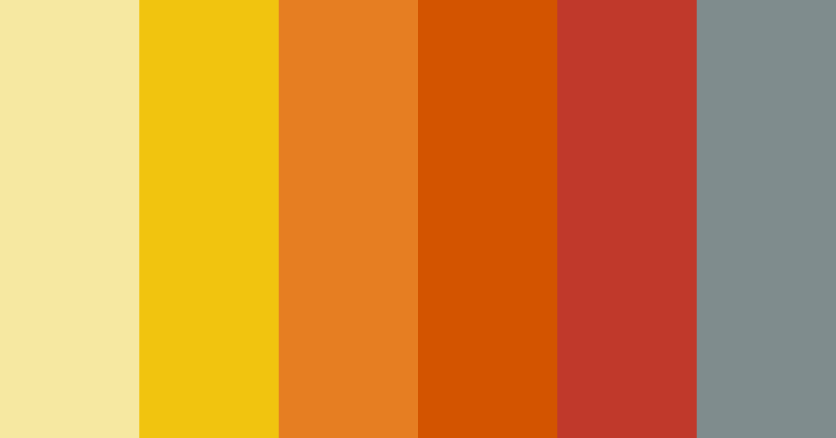 Download autumn's embrace color palette PNG image (landscape)