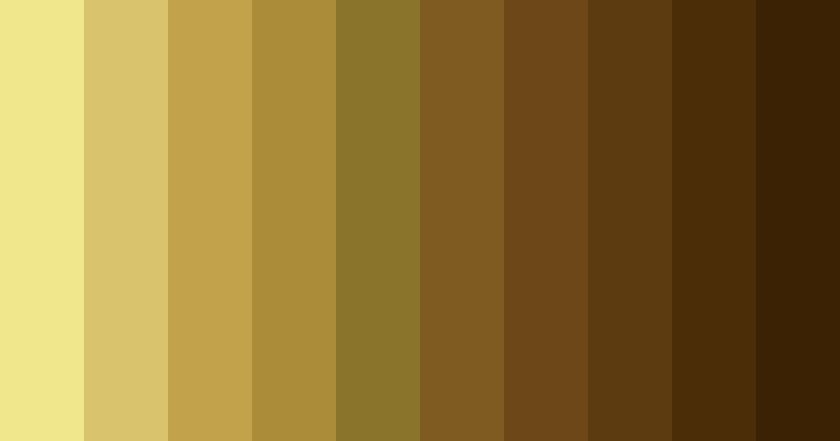 Download golden earth tones color palette PNG image (landscape)