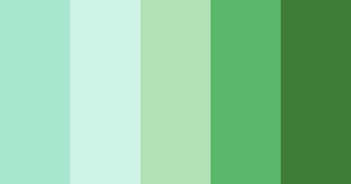 Download verdant serenity color palette PNG image (landscape)