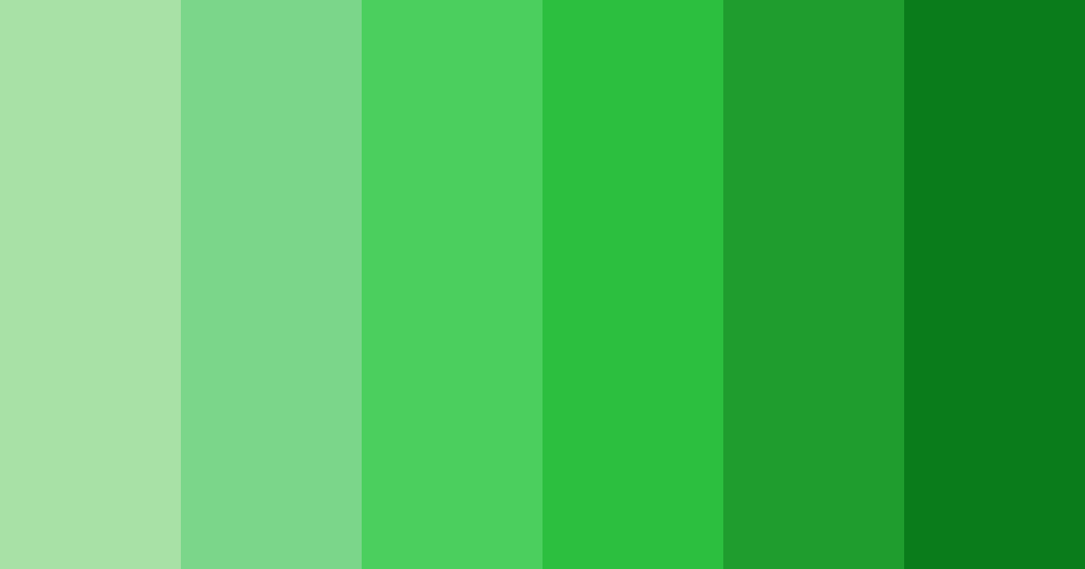 Download rich green grass color palette PNG image (landscape)