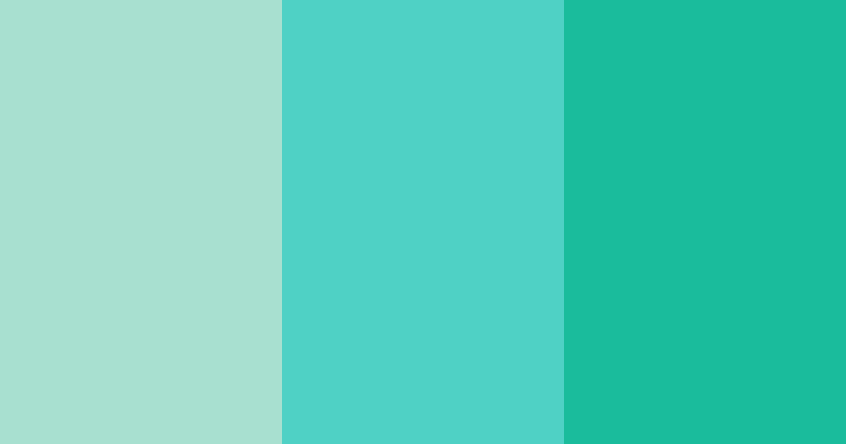 Download teal beach color palette PNG image (landscape)