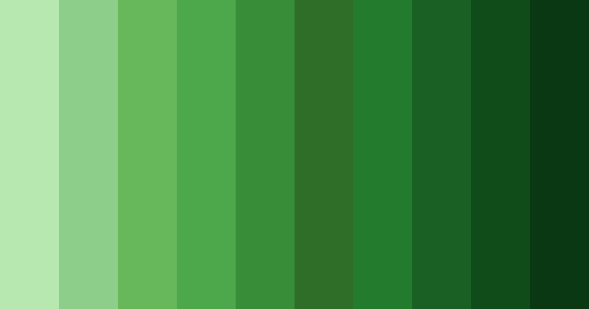 Download gentleman's green elegance color palette PNG image (landscape)