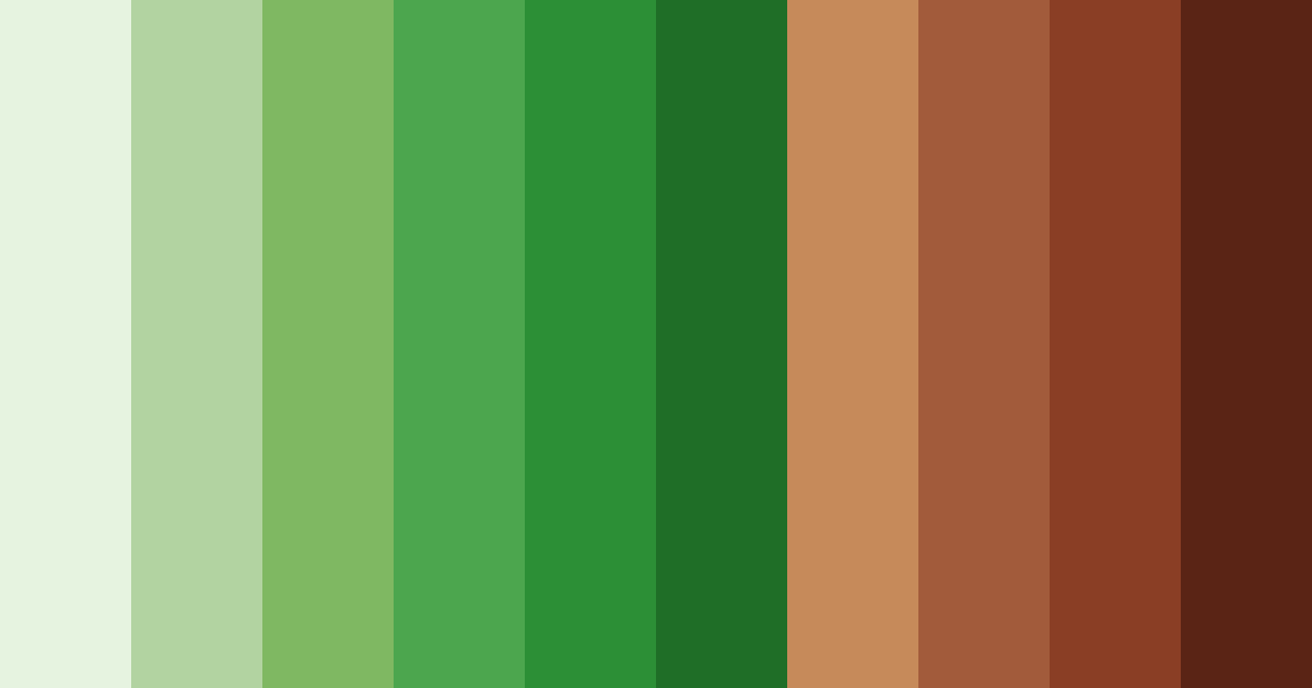 Download gentleman's verdant charm color palette PNG image (landscape)