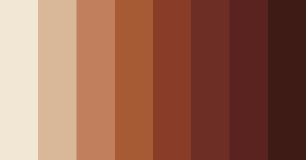 Download brown autumn color palette PNG image (landscape)