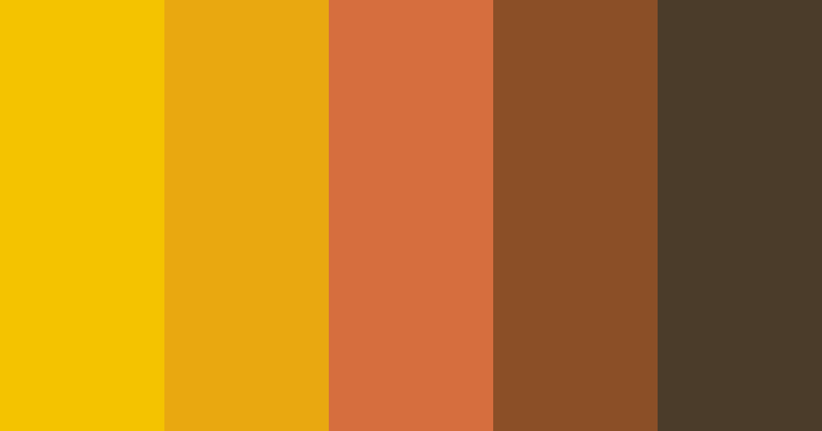 Download golden canopy color palette PNG image (landscape)