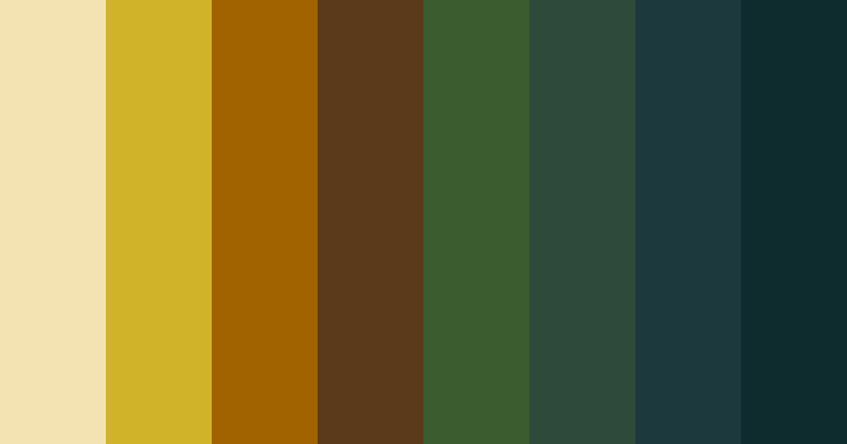 Download whispers of the woodland color palette PNG image (landscape)