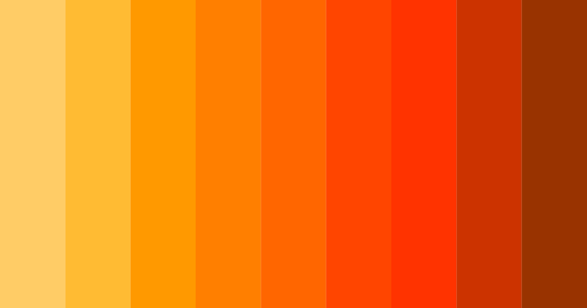 Download sunset flames color palette PNG image (landscape)