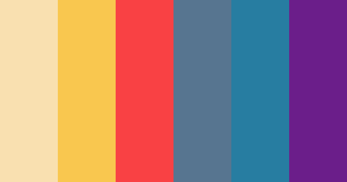 Download vibrant symphony color palette PNG image (landscape)