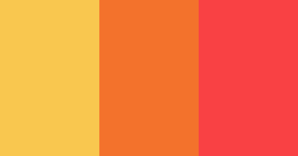 Download high contrast yellow-orange-red color palette PNG image (landscape)