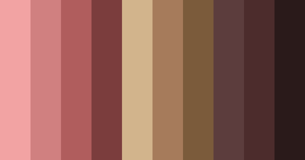 Download autumn ember elegance color palette PNG image (landscape)