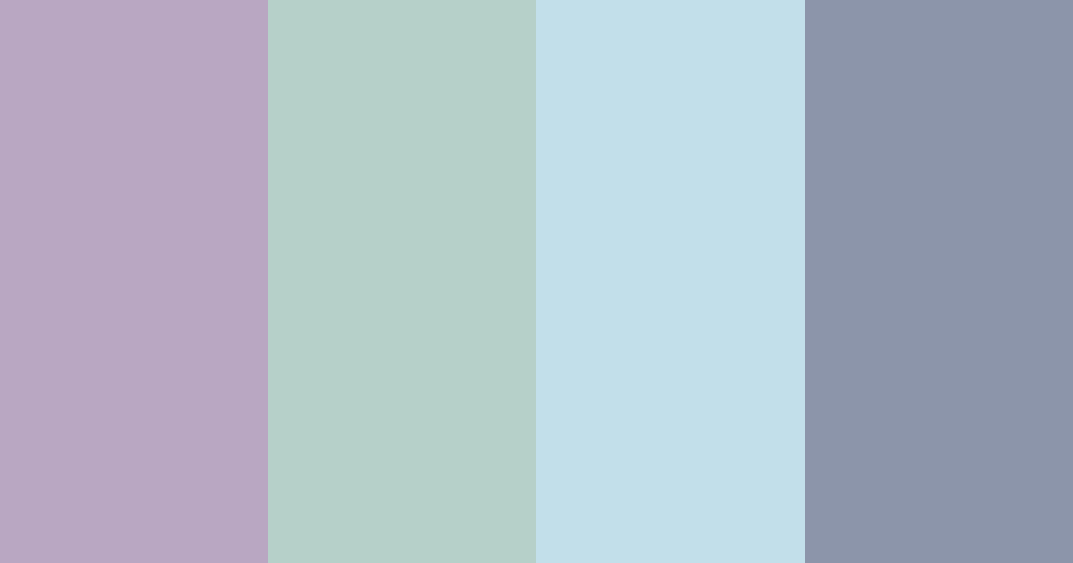 Download minty sea foam color palette PNG image (landscape)