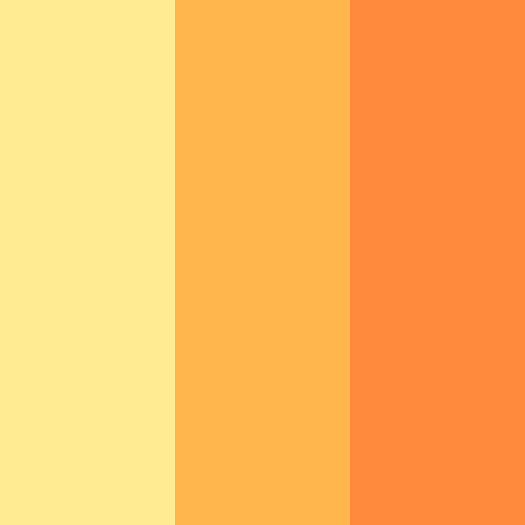 Download warm yellow color palette PNG image (square)