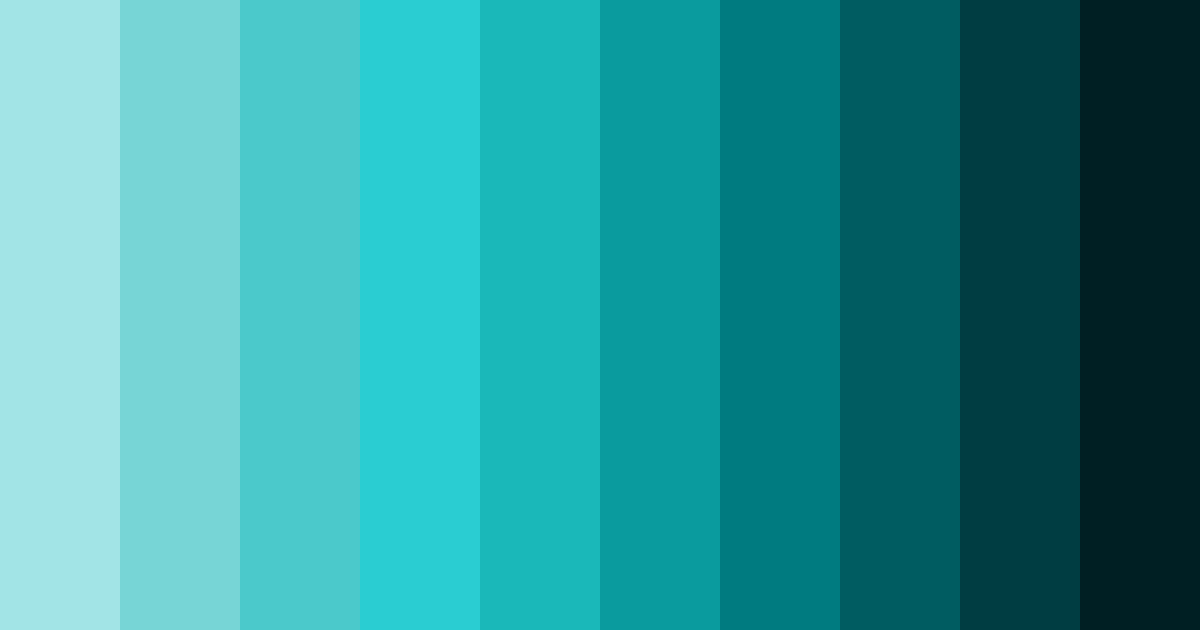 Download aqua horizon color palette PNG image (landscape)