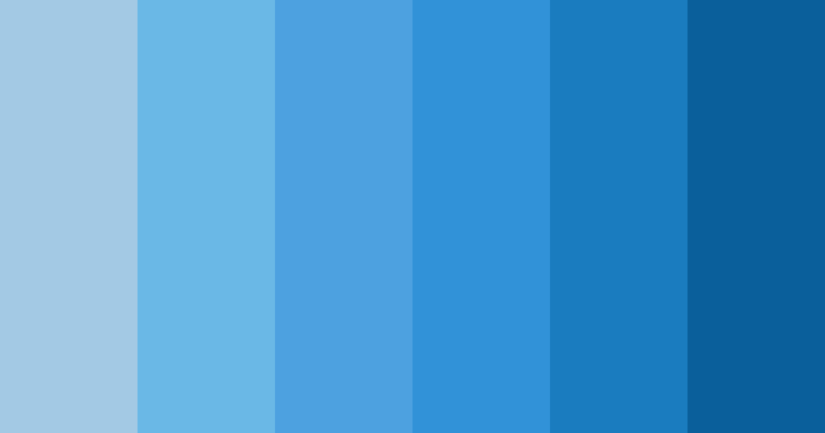 Download blue ocean color palette PNG image (landscape)