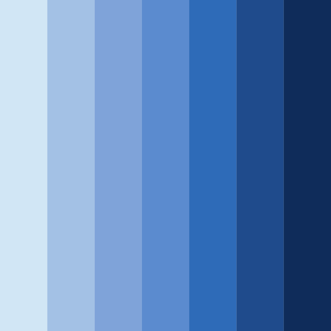 Download blue space color palette PNG image (square)