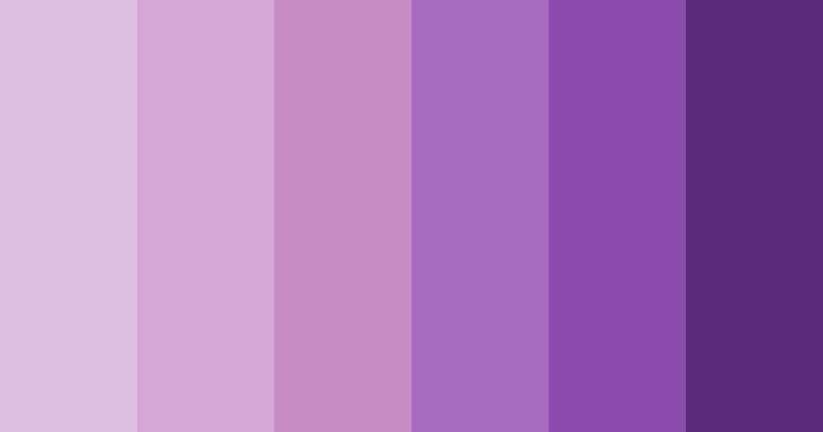 Download purple dreamy color palette PNG image (landscape)