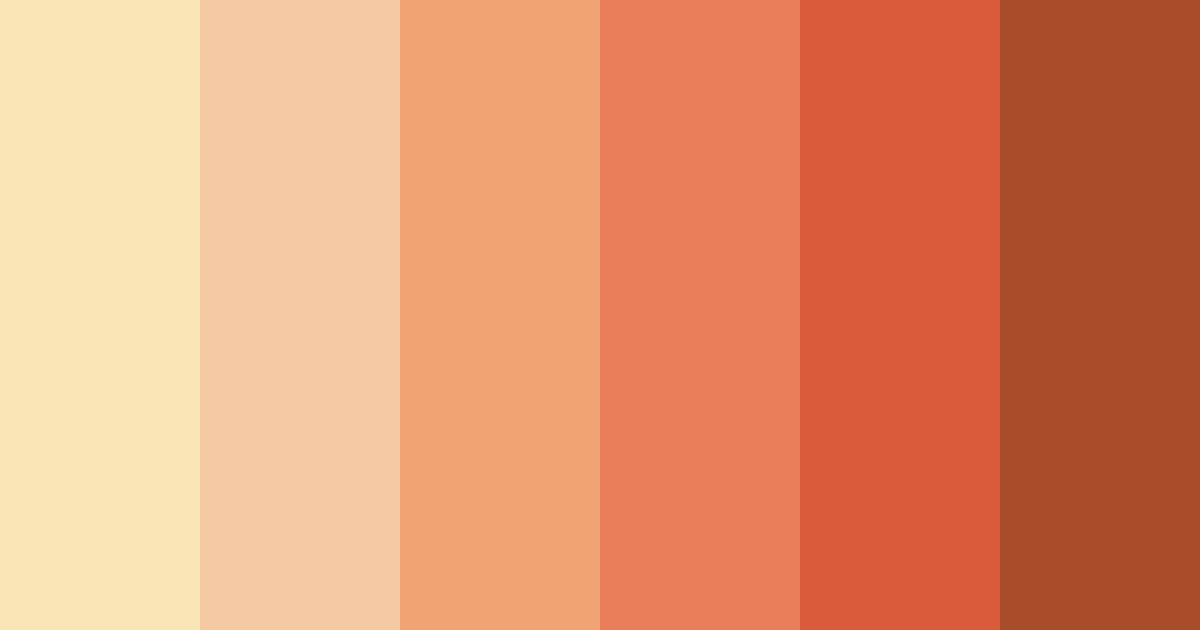 Download autumn ember glow color palette PNG image (landscape)